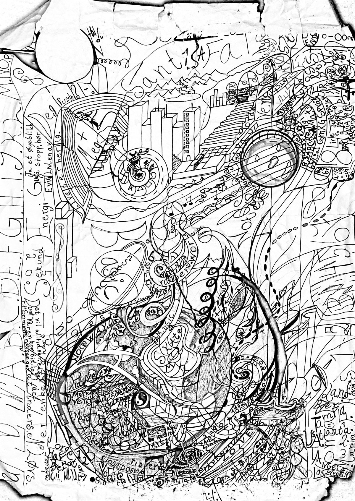 Santi Fal’s Cosmic Dream: Limited Digital Art Print (High-Res Download)