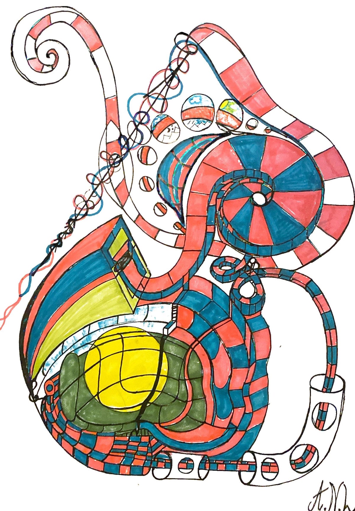 Cosmic Carousel – From Sketch to Reality (2-Piece Art Set)