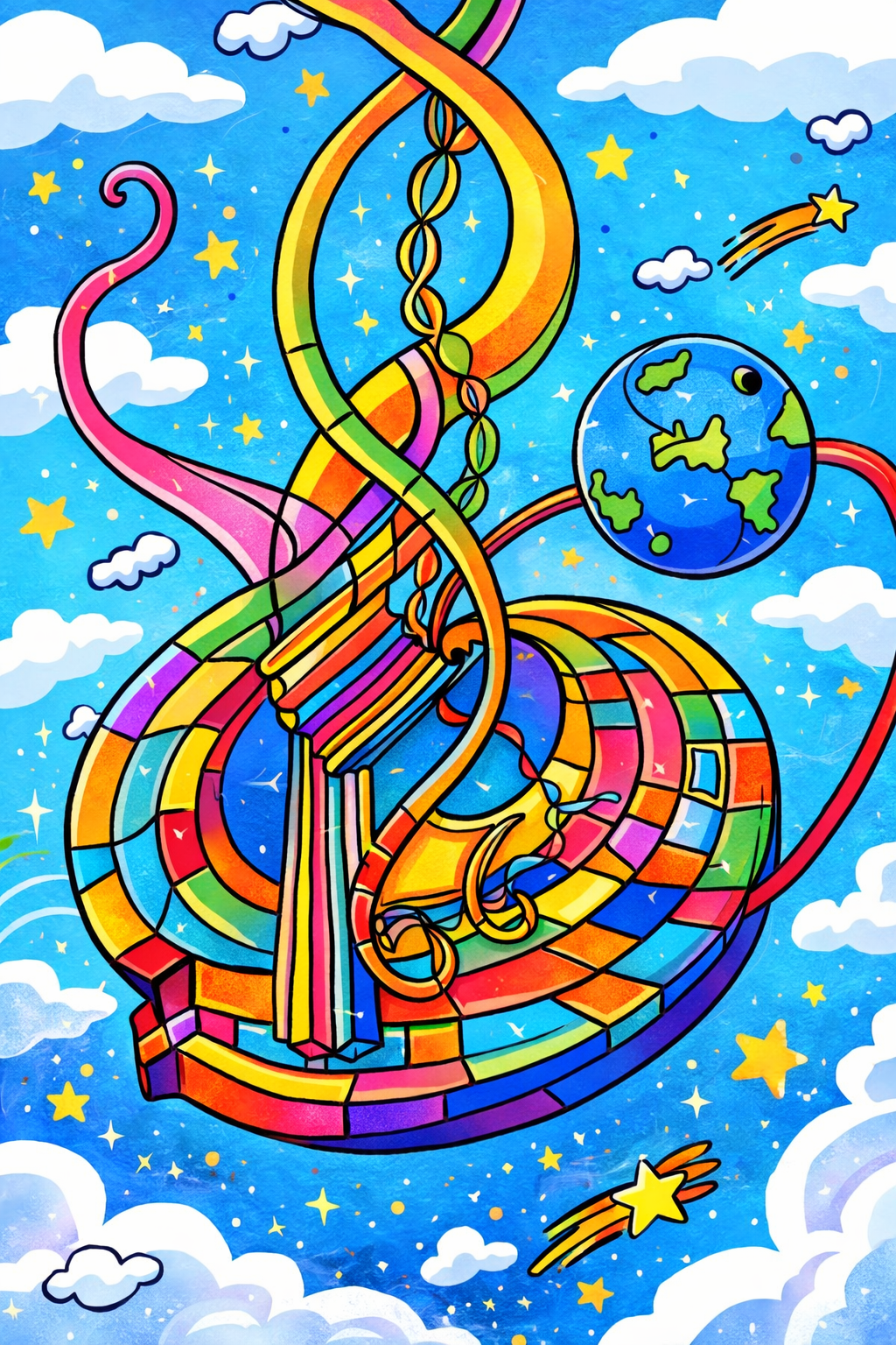 The Cosmic Loop Diarchy: Day & Night